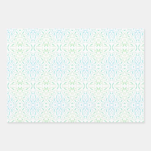 Abstract vlotter inpakpapier vel (Voorkant)