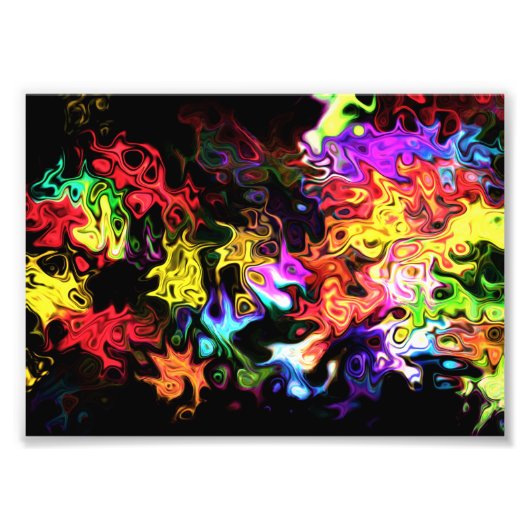 Abstract voelen verplaatsen foto afdruk (Voorkant)