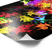 Abstract voelen verplaatsen foto afdruk (Hoek)