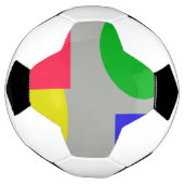Abstract Voetbal (Gedraaid)