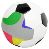 Abstract Voetbal (Drie kwart)