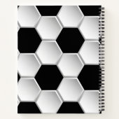 Abstract voetbal notitieboek (Achterkant)