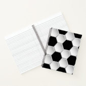 Abstract voetbal notitieboek (Binnen)
