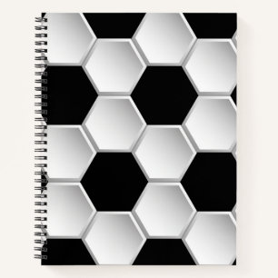 Abstract voetbal notitieboek