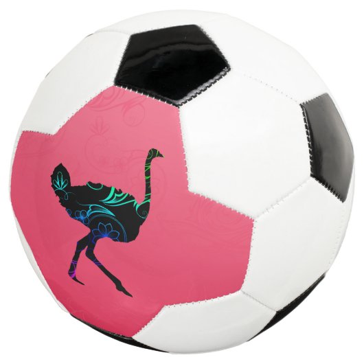 Abstract Voetbal Ostrich (Drie kwart)