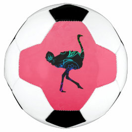 Abstract Voetbal Ostrich