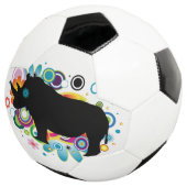Abstract Voetbal Rhino (Drie kwart)