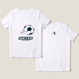 Abstract Voetbaltoernooi Ontwerp met Deeltjes Tri-Blend Shirt