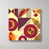 Abstract volk canvas afdruk (Voorkant)