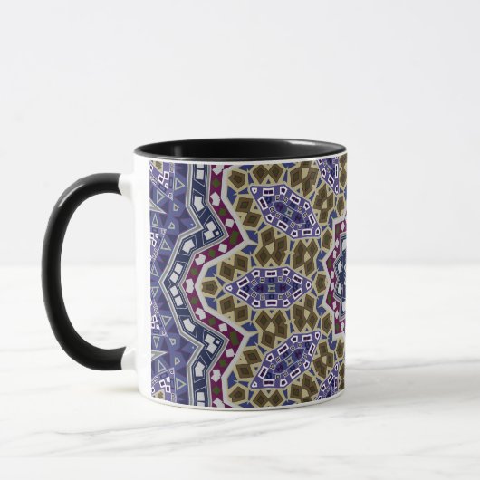 Abstract volk mandala ethno traditioneel sier- mok (Links)