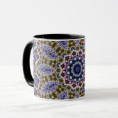 Abstract volk mandala ethno traditioneel sier- mok (Voorkant links)