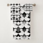 Abstract volksgezondheids - ethno traditioneel bad handdoek (Insitu)