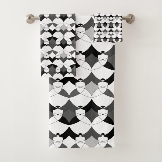 Abstract volksgezondheids - ethno traditioneel bad handdoek (Insitu)