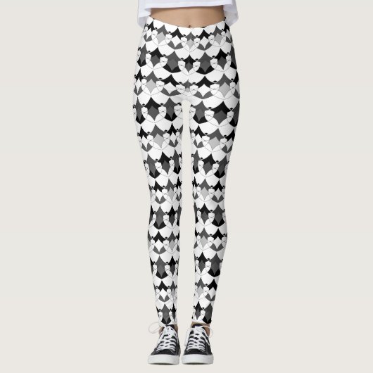 Abstract volksgezondheids - ethno traditioneel leggings (Voorkant)