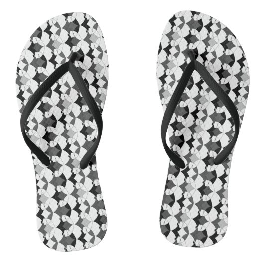 Abstract volksgezondheids - ethno traditioneel teenslippers (Voetbed)