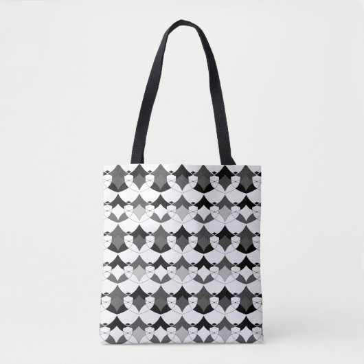 Abstract volksgezondheids - ethno traditioneel tote bag (Voorkant)