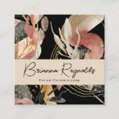 Abstract voor de keuze van ontwerper vierkante visitekaartje (Voorkant)