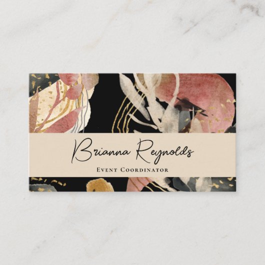 Abstract voor de keuze van ontwerper visitekaartje (Voorkant)