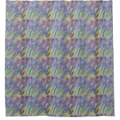 Abstract voorjaar krokus douchegordijn (Voorkant)