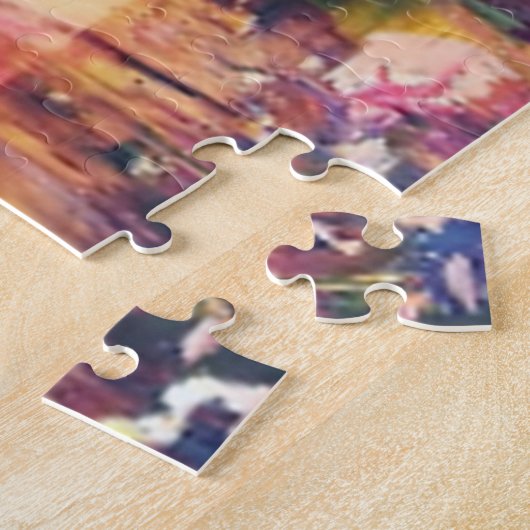Abstract  vredesgebaar Jigzaag Puzzle. Legpuzzel (Zijkant)