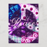 Abstract Vredesteken Hippie Art Roze Paarse