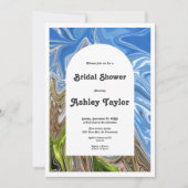 Abstract Vrijgezellenfeest voor modern minimaal bl Kaart (Voorkant)