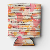 Abstract vrijhandtekenen, naadloos patroonontwerp blikjeskoeler (Voorkant)