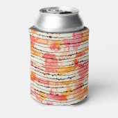 Abstract vrijhandtekenen, naadloos patroonontwerp blikjeskoeler (Blikje Achterkant)