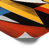 Abstract Vrouw Gezicht Poster (Hoek)