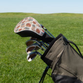 Abstract Vrouwelijk Gezichtspatroon Golfheadcover (Insitu)