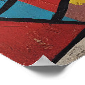Abstract Vrouwen Gezicht Poster (Hoek)