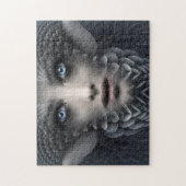 Abstract vrouwengezicht - Kunst - Legpuzzel (Verticaal)