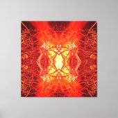 Abstract Vuur Canvas Afdruk (Voorkant)