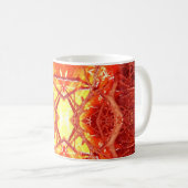 Abstract vuur koffiemok (Voorkant rechts)