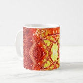 Abstract vuur koffiemok (Voorkant links)