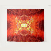 Abstract vuur wandkleed (Voorkant (horizontaal))