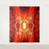 Abstract vuur wandkleed (Voorkant)