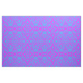 Abstract vuurroze en blauwe Zebra streep Stof (Fat Quarter)
