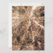 Abstract vuurwerk met reservegoud kaart (Achterkant)