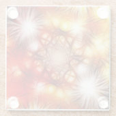 Abstract vuurwerk sterren achtergrond-34944 glazen onderzetter (Achterkant)