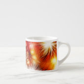 Abstract vuurwerk sterren achtergrond espresso kop (Rechts)