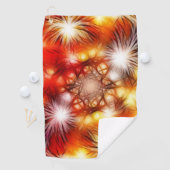 Abstract vuurwerk sterren achtergrond golfhanddoek (Insitu)