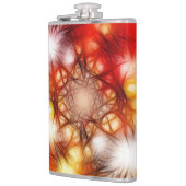 Abstract vuurwerk sterren achtergrond heupfles (Links)