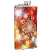 Abstract vuurwerk sterren achtergrond heupfles (Rechts)