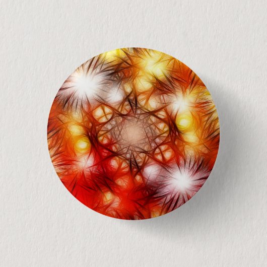 Abstract vuurwerk sterren achtergrond ronde button 3,2 cm (Voorkant)