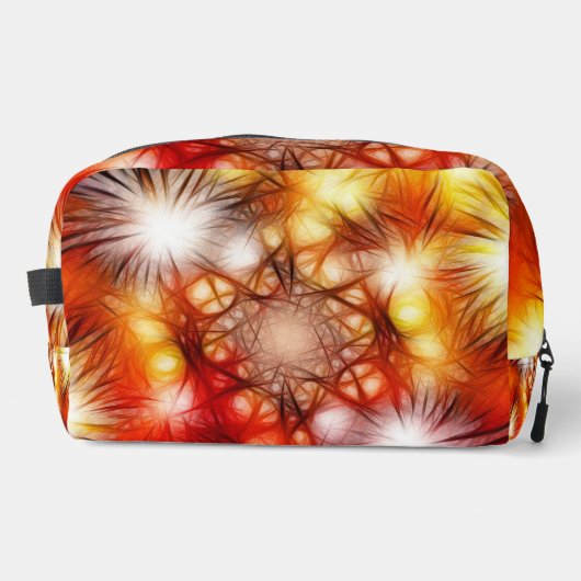 Abstract vuurwerk sterren achtergrond toilettasje (Voorkant)