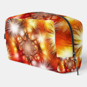 Abstract vuurwerk sterren achtergrond toilettasje (Rechterhoek)