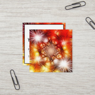 Abstract vuurwerk sterren achtergrond vierkante visitekaartje