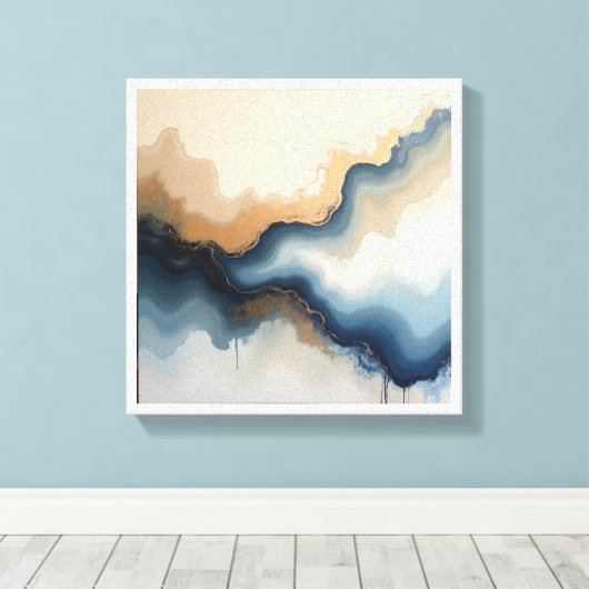 Abstract Wall Art Canvas Afdruk (Insitu (Houten vloer))
