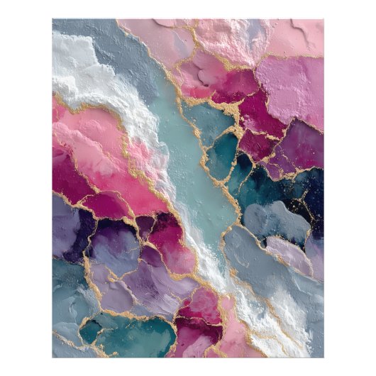 Abstract Wall Art Design Foto Afdruk (Voorkant)